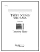 Three Scenes for Piano piano sheet music cover